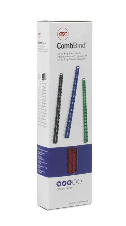 GBC Spirale pvc 14 mm, BARVE, 100 kos