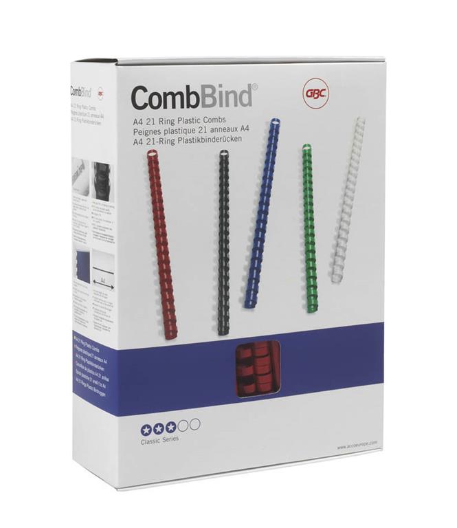 GBC Spirale pvc 51 mm, bele, 50 kos