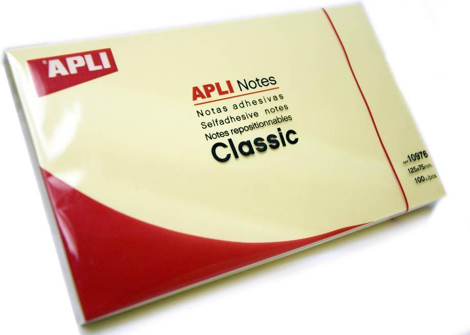 Apli Blok samolep. lističev, 125 x 75 mm