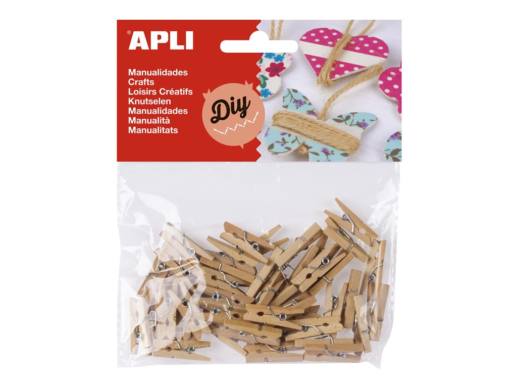 Apli kids Mini lesene ščipalke 45 kos