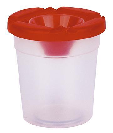 Apli kids Plastičen lonček s pokrovom za barvanje