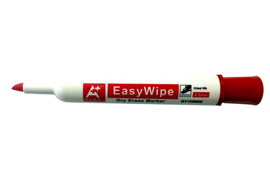 A PLUS Marker za belo tablo EASYWIPE C, rdeč