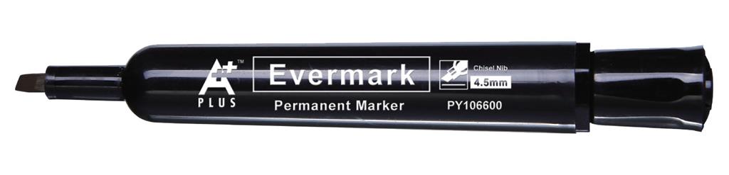 A PLUS Permanentni marker EVERMARK, črn