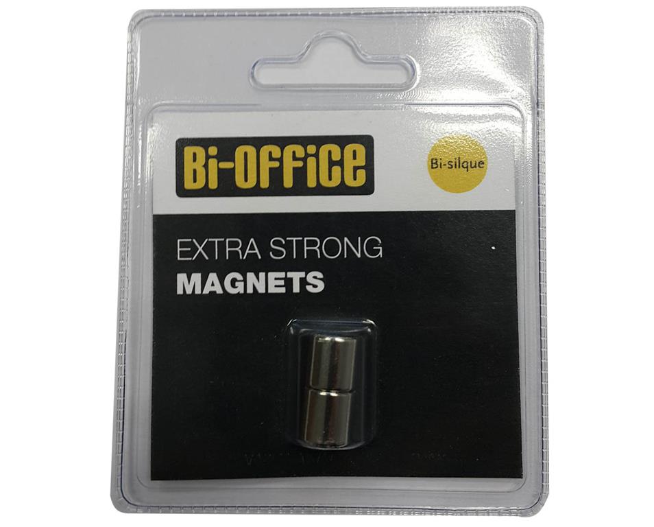 Bi-Office Magneti za steklene table, 2 kos