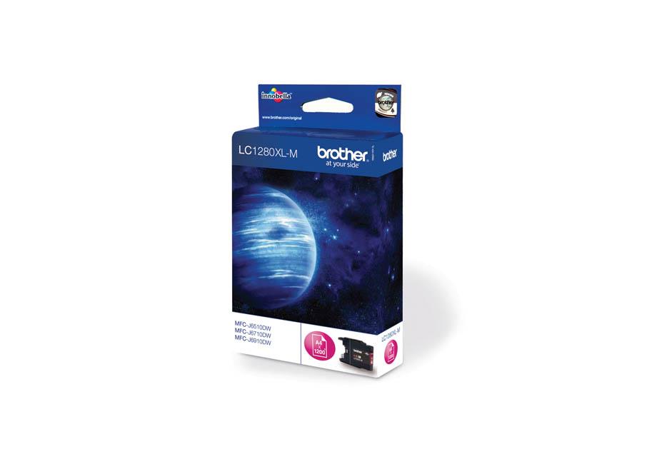  Kartuša LC1280XLM, magenta, 1.200 strani