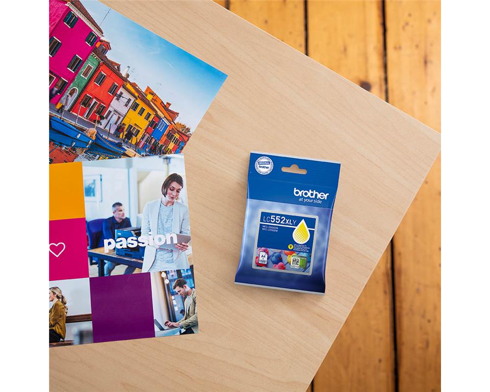 Brother Kartuša LC552XLC, yellow, 1.500 strani