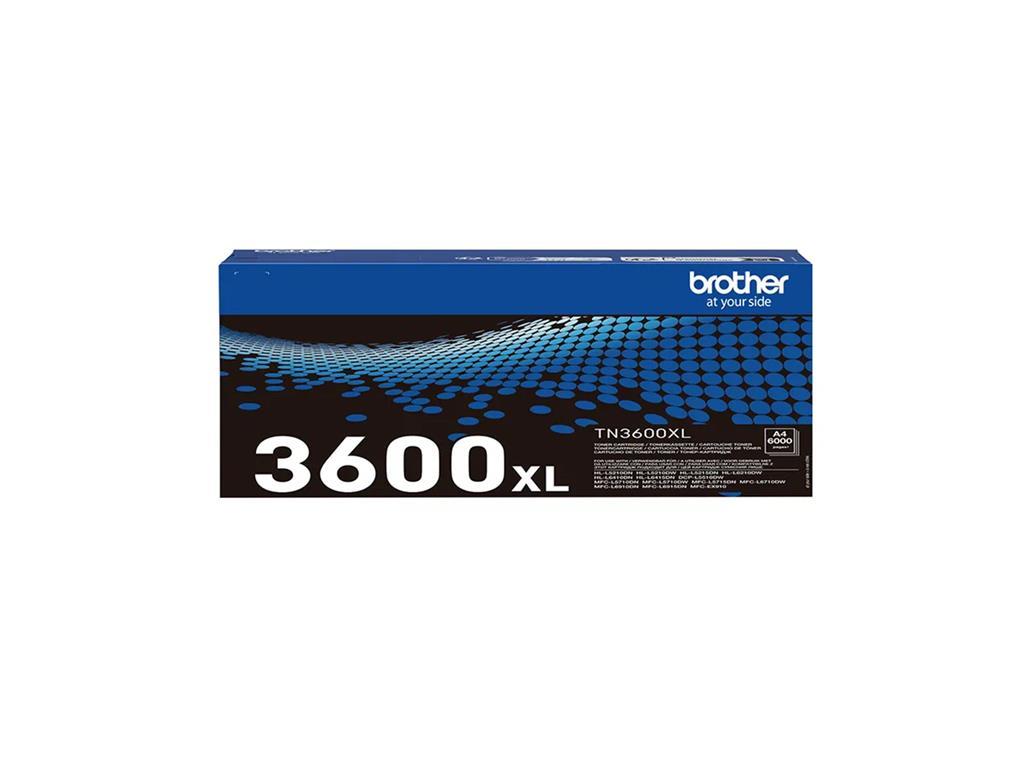Brother Toner TN3600XL, črn 6.000 strani
