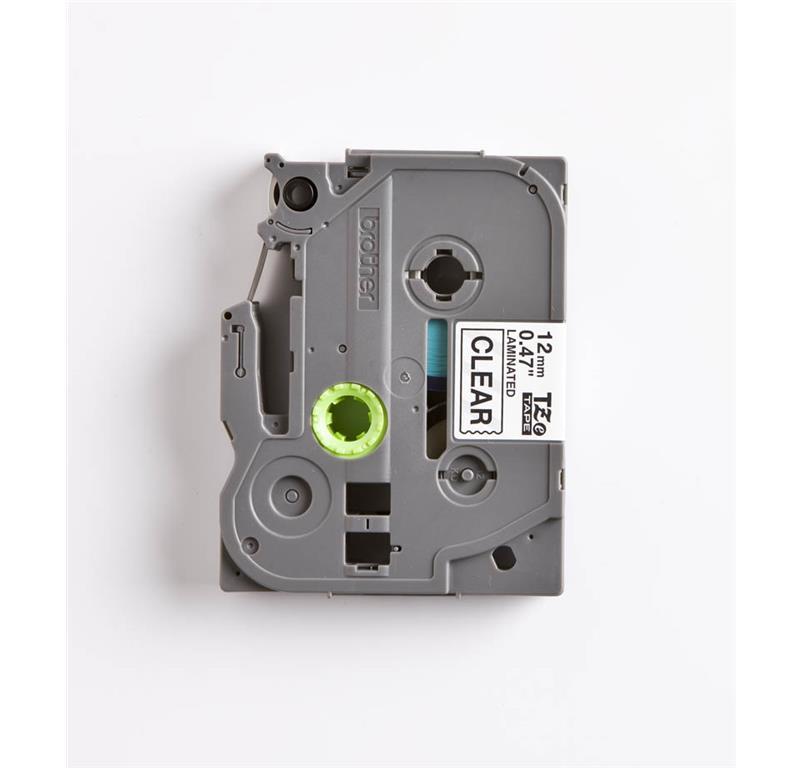 Brother TZE131 Prozoren/črn 12mm, trak za PT