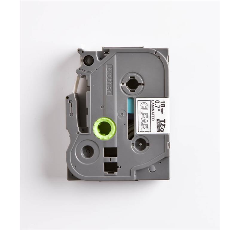 Brother TZE145 Prozoren/bel 18mm, trak za PT