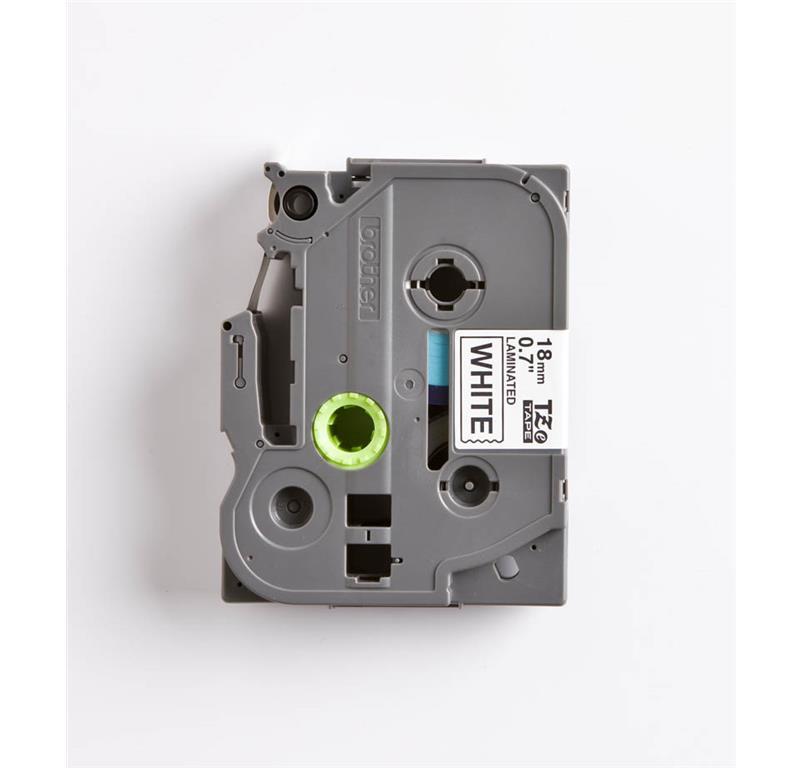 Brother TZE241 Bel/črn 18mm, trak za PT