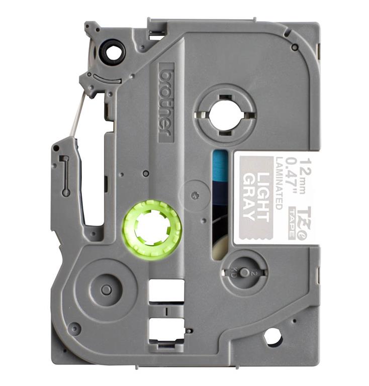 Brother TZEMQL35 Mat siv/bel 12mm