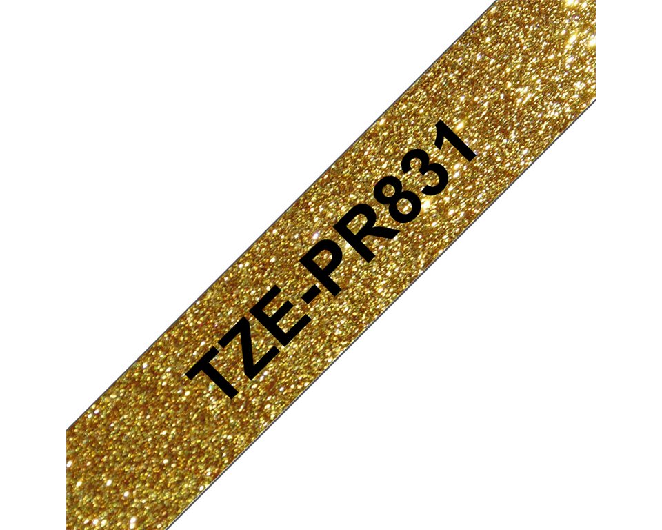 Brother TZE-PR831 Premium zlat/črn 12mm