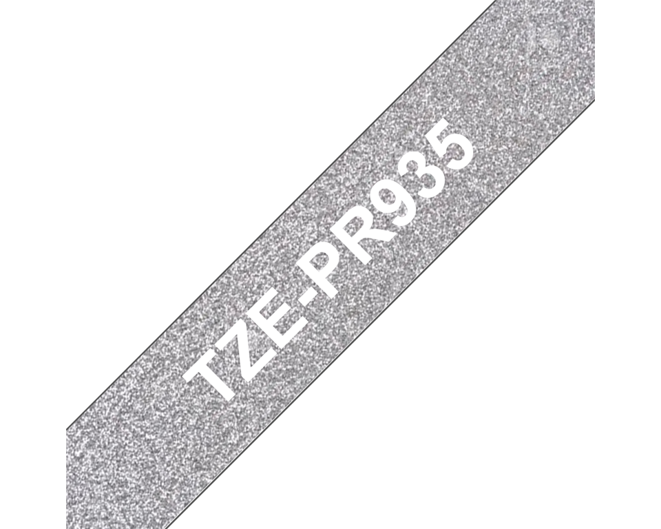 Brother TZE-PR935 Premium srebrn/bel 12mm