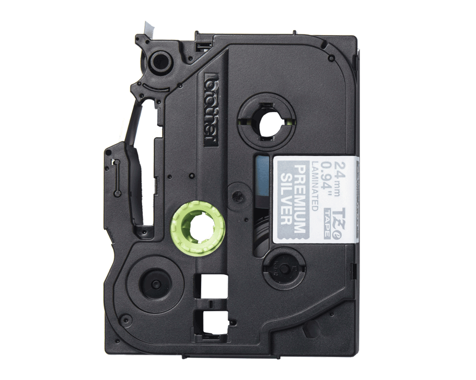 Brother TZE-PR955 Premium srebrn/bel 24mm