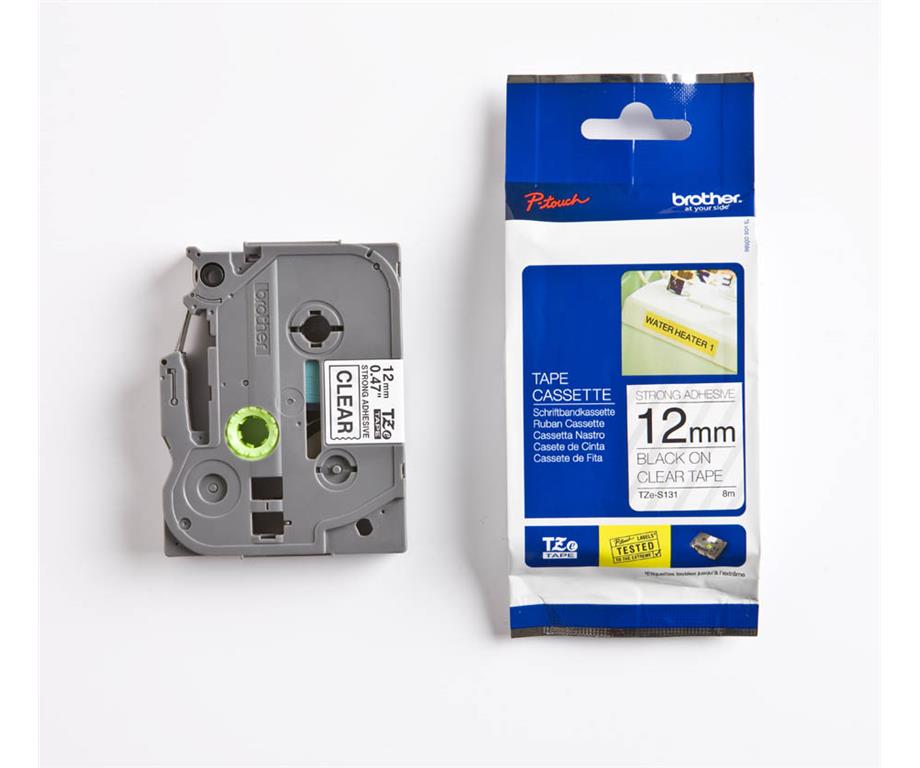 Brother TZES131 Proz./črn 12mm, trak za PT