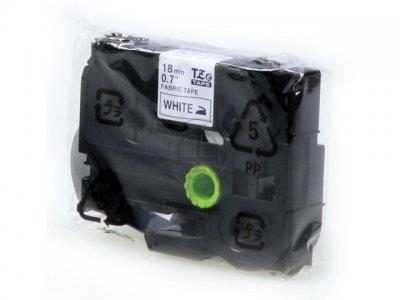  TZE-FA4B tekstilni bel/moder 18mm, za PT
