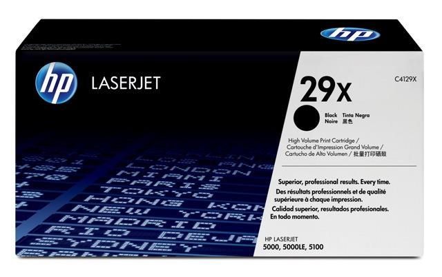  TONER HP 29X ČRN ZA LJ5000/5100