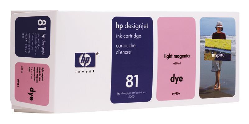  ČRNILO HP 81 SVETLA MAGENTA ZA DSJ 5000/