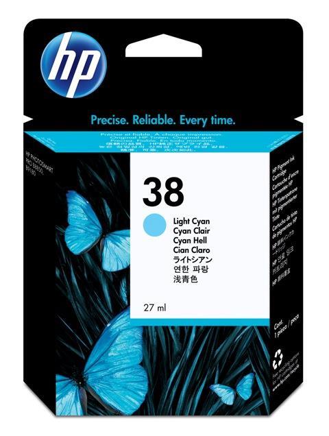  ČRNILO HP LIGHT CYAN 38 ZA PS B9180GP,
