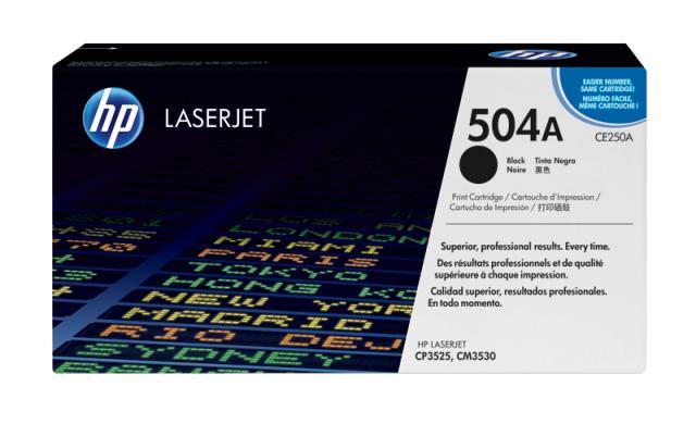  TONER HP 504A ČRN ZA HP COLOR LAS CP3525