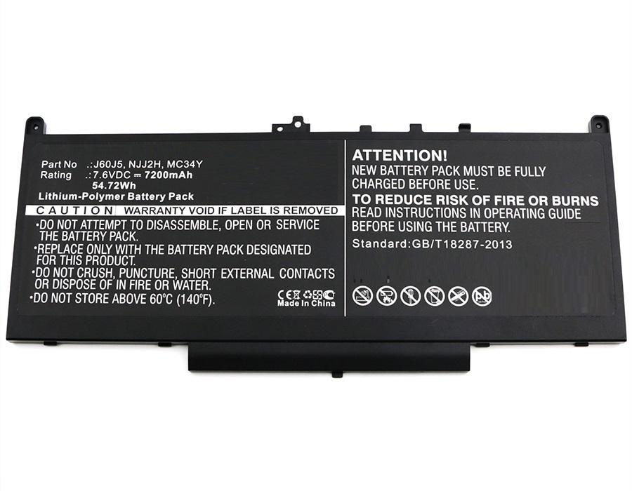 CoreParts Baterija za prenosnik Dell 53.28Wh