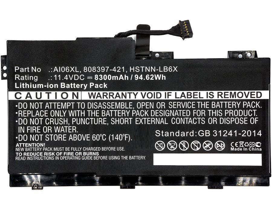 CoreParts Baterija za prenosnik HP 95.76Wh