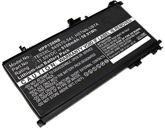 CoreParts Baterija za prenosnik HP 59.00Wh