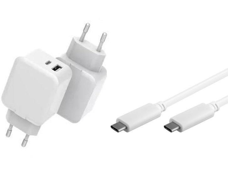 CoreParts USB-C polnilec z 1meter USB-C kablom