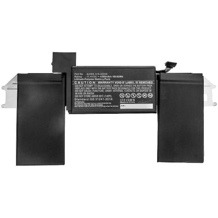CoreParts Baterija za prenosnik MacBook 49.02Wh