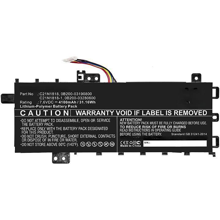 CoreParts Baterija za prenosnik Asus 31.16Wh