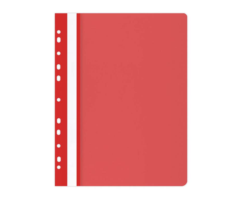 Donau Mapa s sponko in perforacijo rdeča