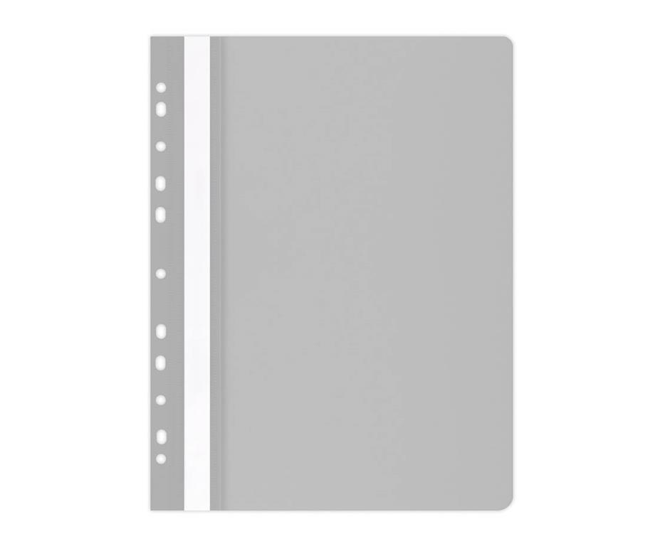 Donau Mapa s sponko in perforacijo siva