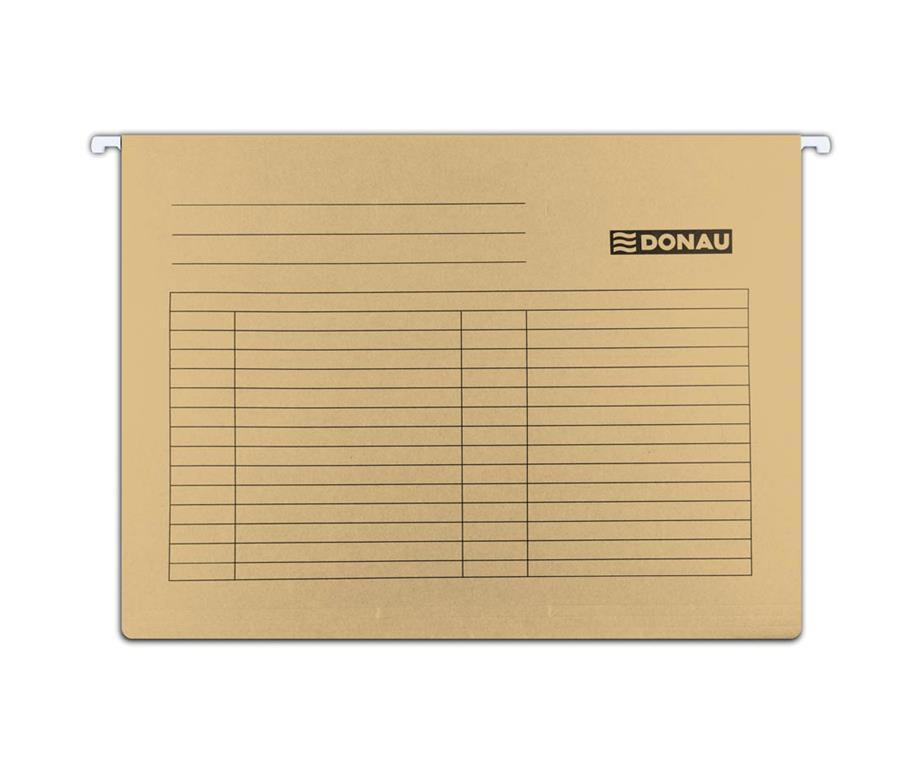 Donau Viseča mapa karton rjava