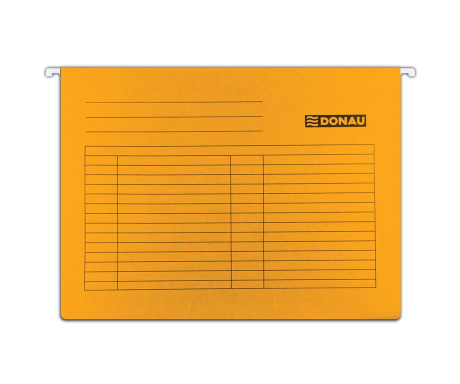 Donau Viseča mapa karton oranžna