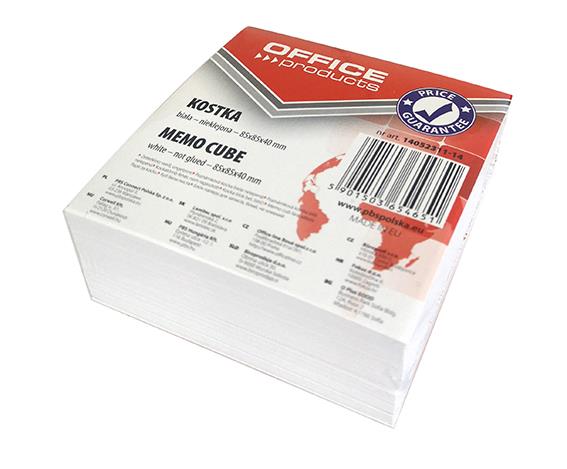 OFFICE PRODUCTS Nadomestni pap.lističi 83x83x40mm beli