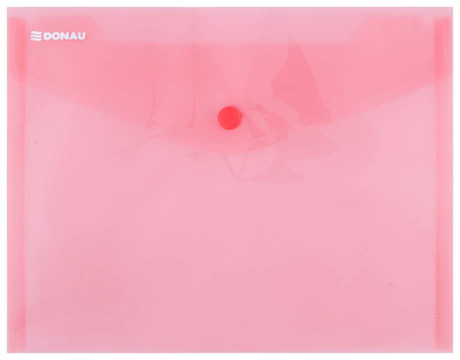 Donau Mapa z gumbom C5 rdeča