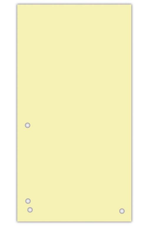 Donau Ločilni listi ozki 235x105mm, rumeni