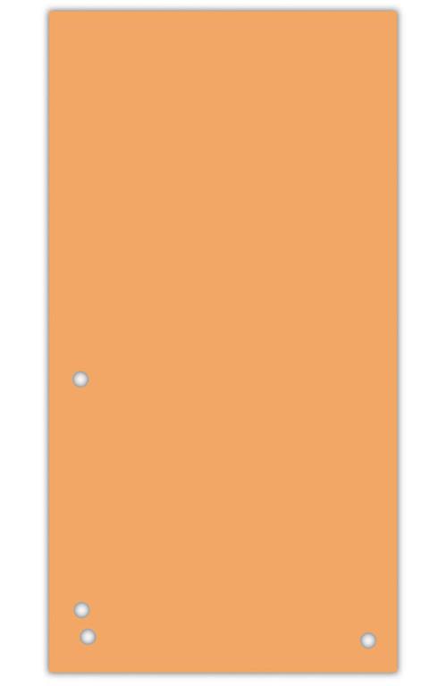 Donau Ločilni listi ozki 235x105mm, oranžni