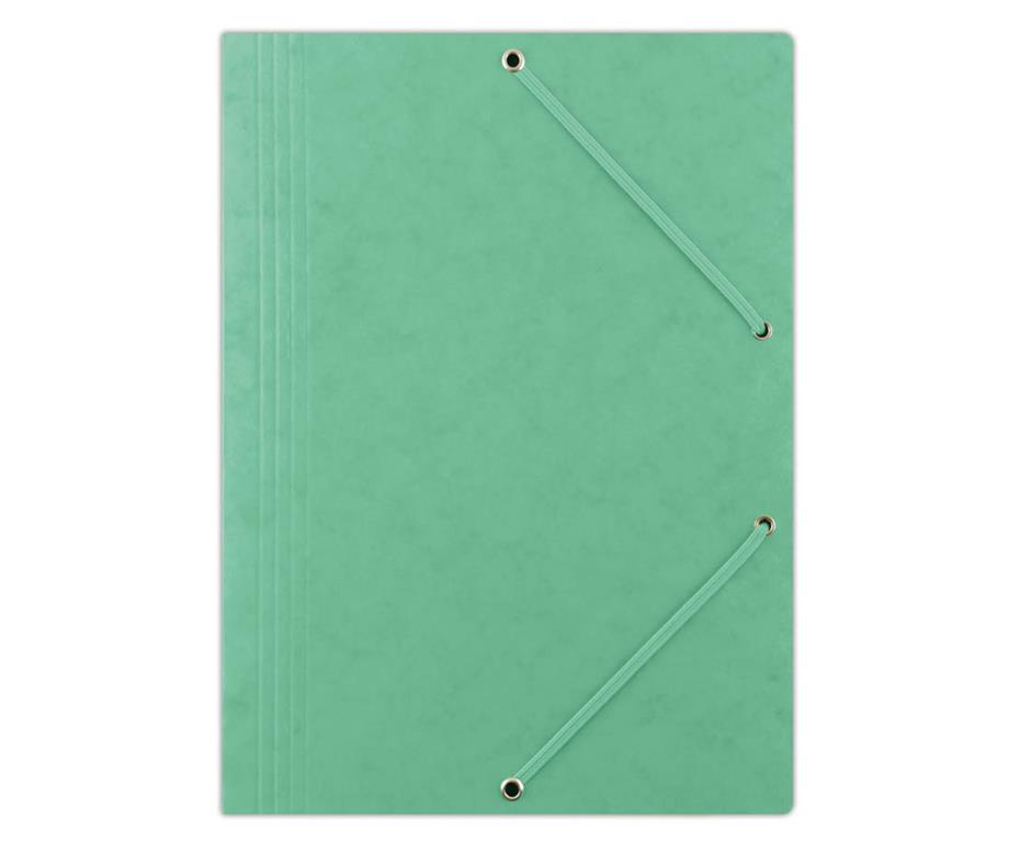 Donau Mapa z elastiko A4 prešpan, zelena