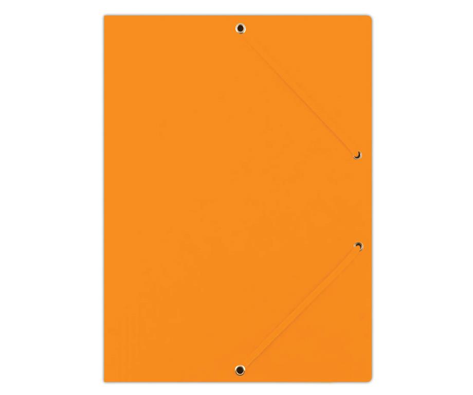 Donau Mapa z elastiko A4 prešpan, oranžna