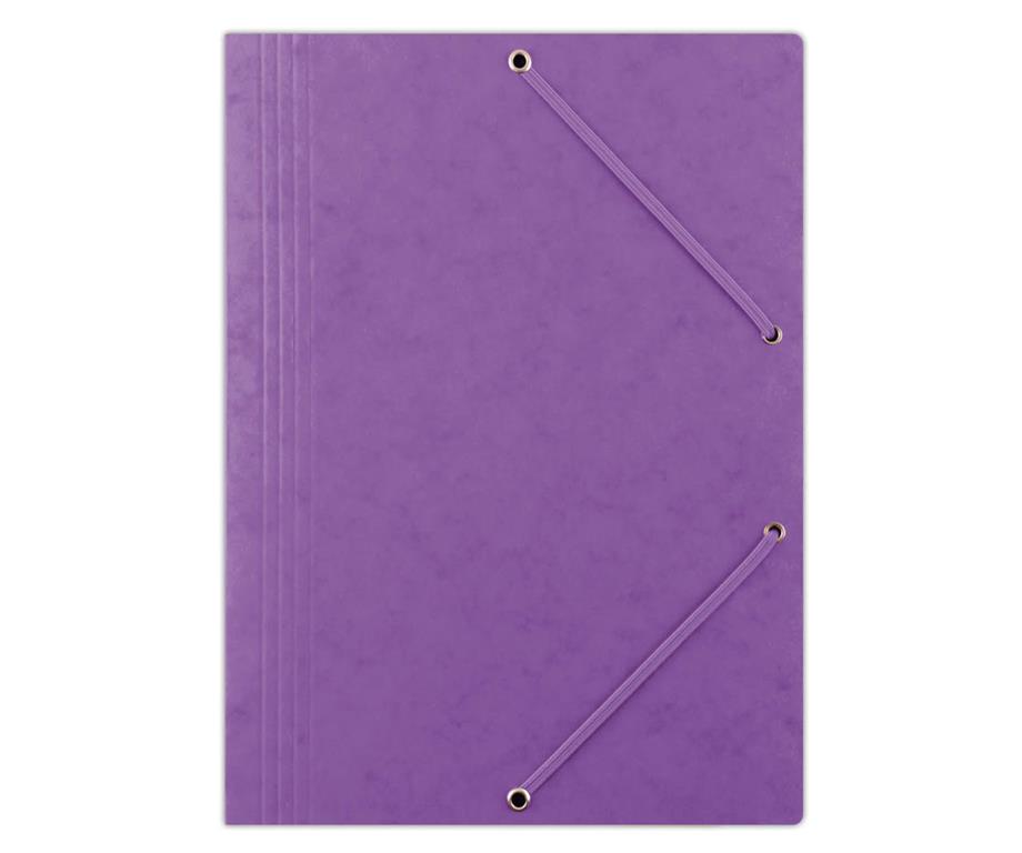 Donau Mapa z elastiko A4 prešpan, vijolična