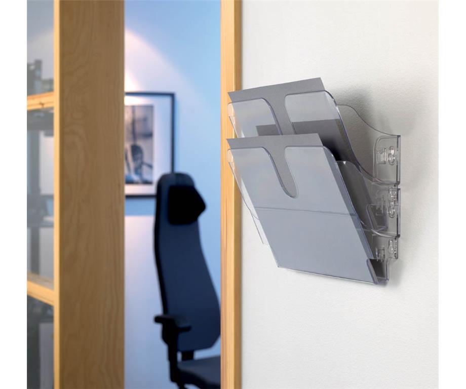 Durable Flexiplus stenski 2 A4 ležeči prozoren