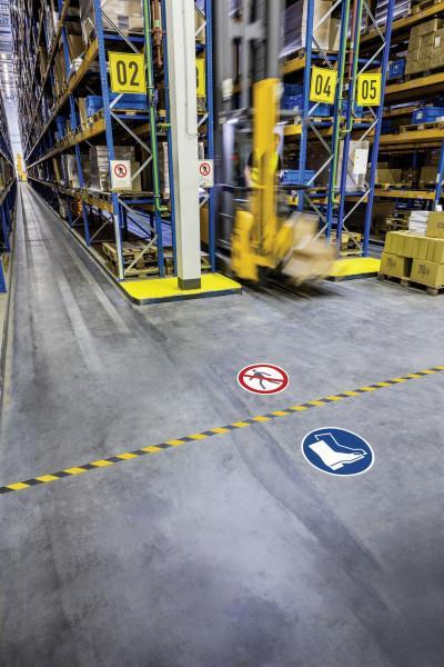 Durable Trak za označevanje tal DURALINE ru/črn