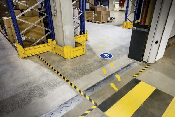 Durable Trak za označevanje tal DURALINE ru/črn