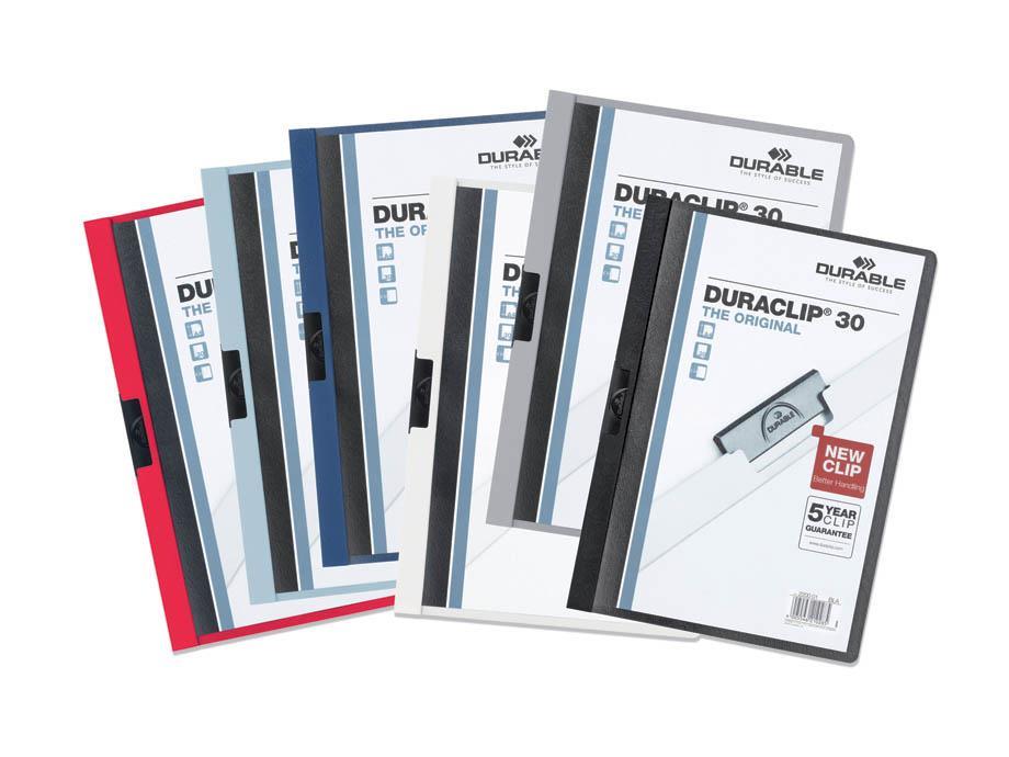 Durable Mapa Duraclip (2200) A4 BARVE