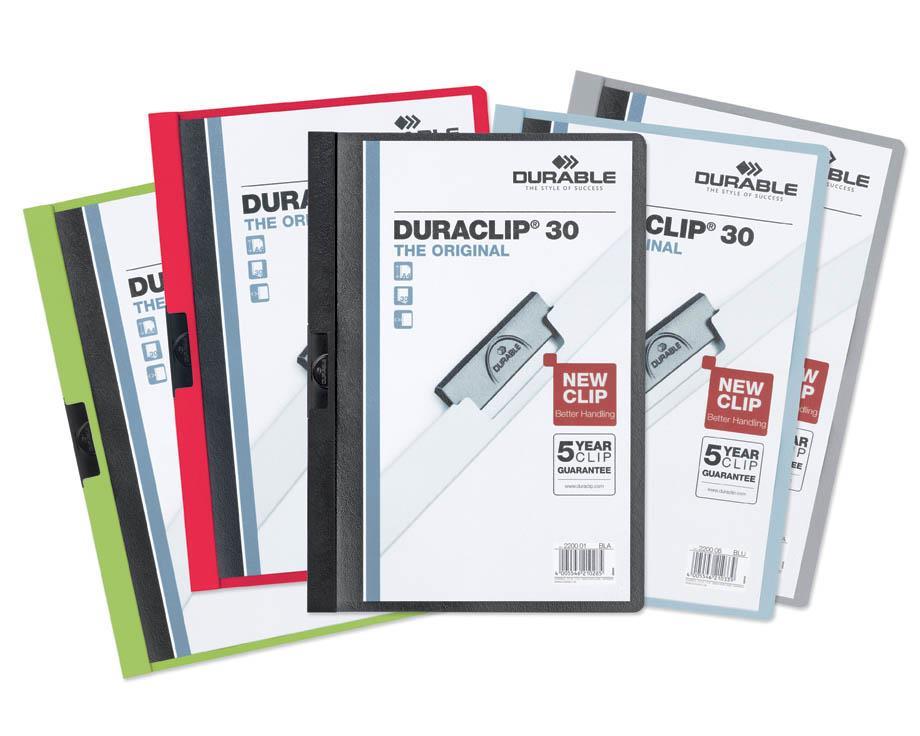 Durable Mapa Duraclip (2200) A4 rdeča