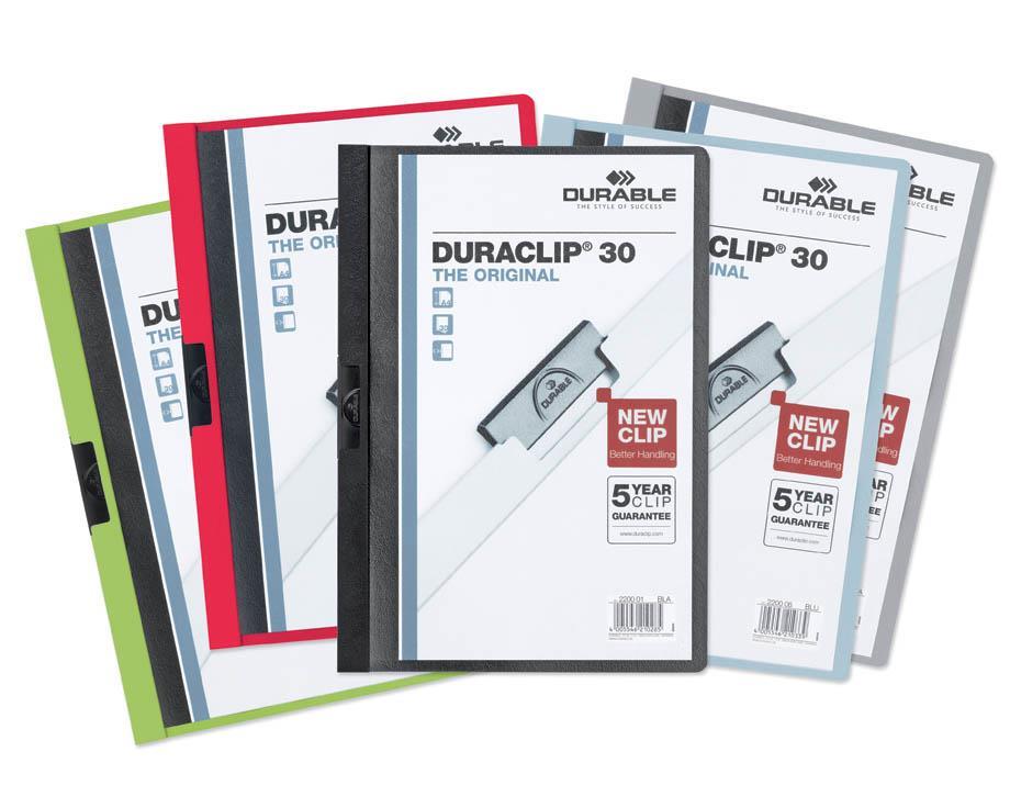 Durable Mapa Duraclip (2200) A4 rumena