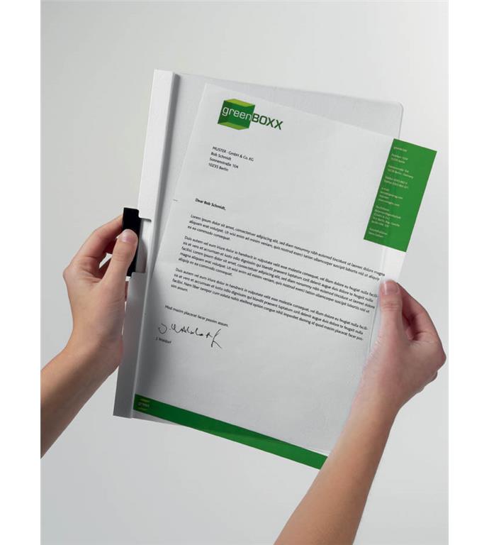 Durable Mapa Duraclip (2200) A4 temno siva