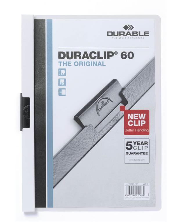 Durable Mapa Duraclip (2209) A4 bela