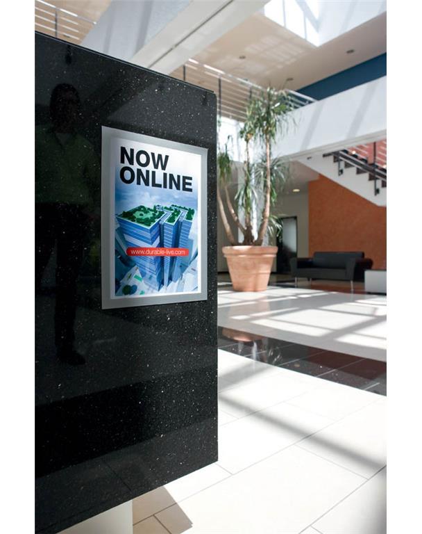 Durable Okvir DURAFRAME A4, srebrn, 2 kos